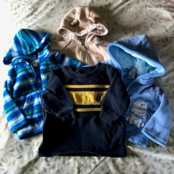 🍁5/30$!! Bundle/Lot of 3 Fleece Coats & Sweater - Picture 1 of 11